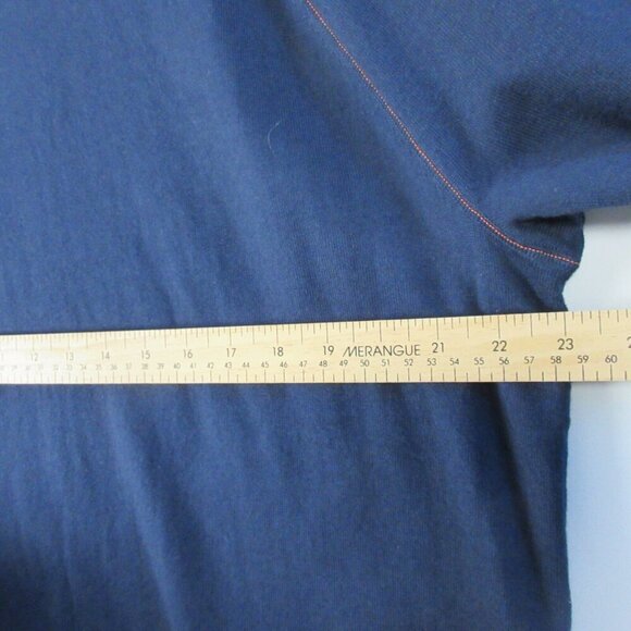 Banana Republic Men's Sweater Top XL Blue Premium Cotton Cashmere Crewneck 332 - Picture 7 of 9